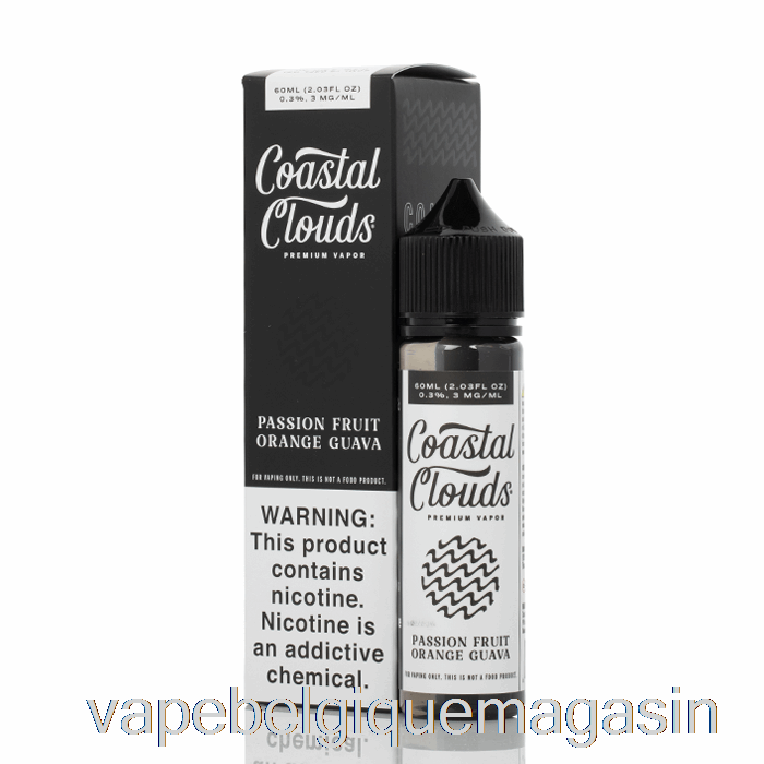 Vape Jetable Fruit De La Passion Goyave Orange - Coast Clouds Co. - 60 Ml 0 Mg